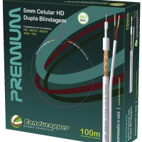 Cabo Premium 5mm HD Celular + bipolar
